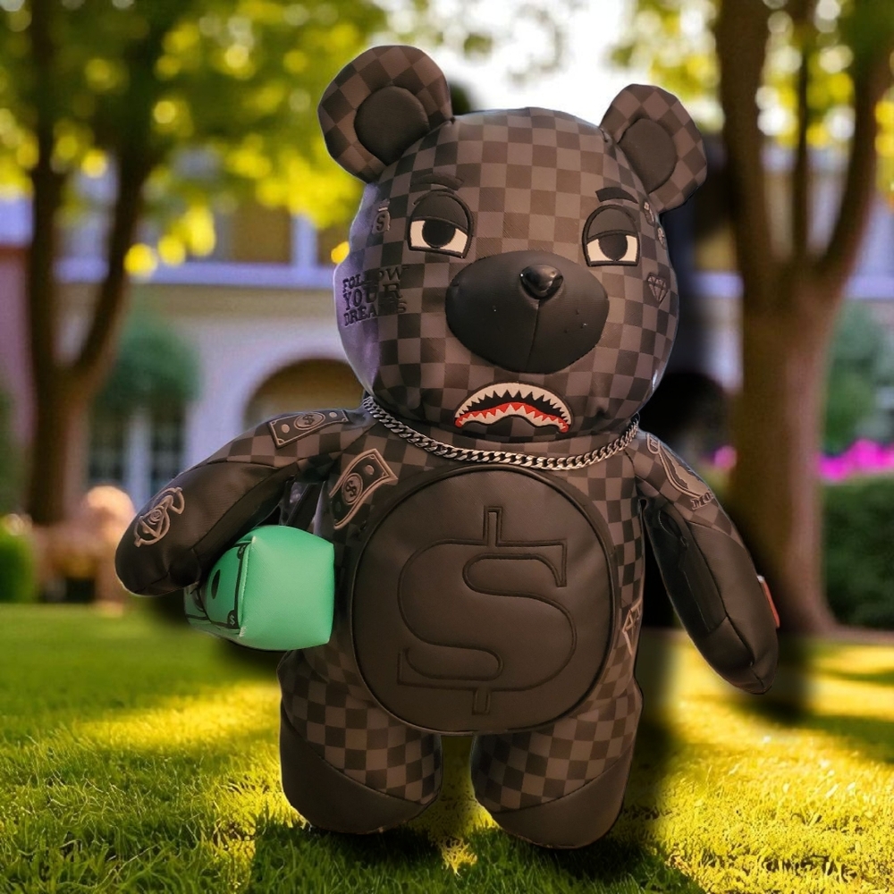 Sprayground Henny Aiir to The Throne MONEYBEAR TEDDYBEAR BACKPACK Limited Editio - Picture 3 of 17